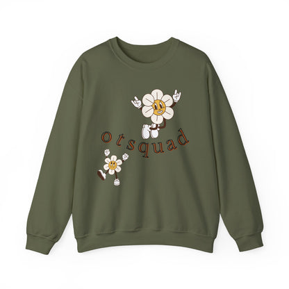 Squad OT Sweatshirt – Boho Minimalist Occupational Therapist Crewneck, Therapy Gift