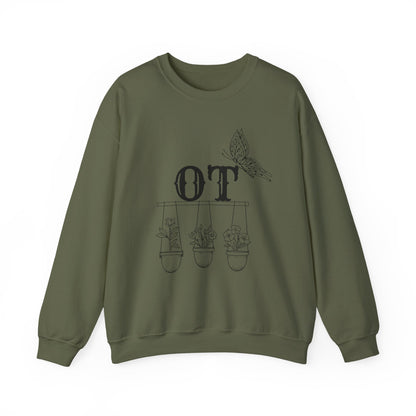 Boho OT Sweatshirt – Minimalist Occupational Therapist Crewneck, Therapy Pride Gift