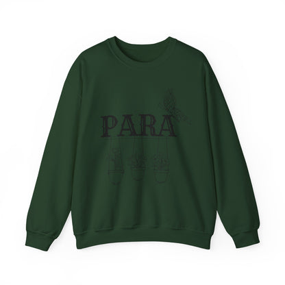 Boho Para Educator Sweatshirt – Minimalist Paraprofessional Crewneck, Teacher Pride Gift