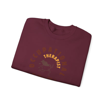 Boho Coffee Club OT Sweatshirt – Minimalist Occupational Therapist Crewneck, Funny Therapy Gift