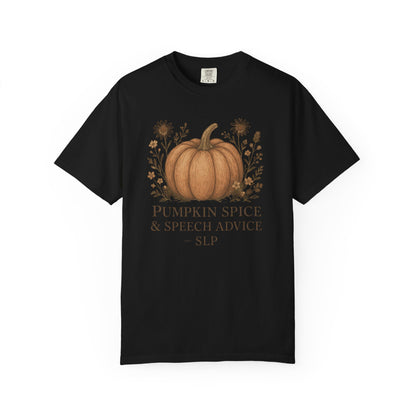 Copy of Boho Fall Pumpkin Graphic Tee – Speak Your Truth This Season Shirt – Autumn Comfort Colors 1717 Tee