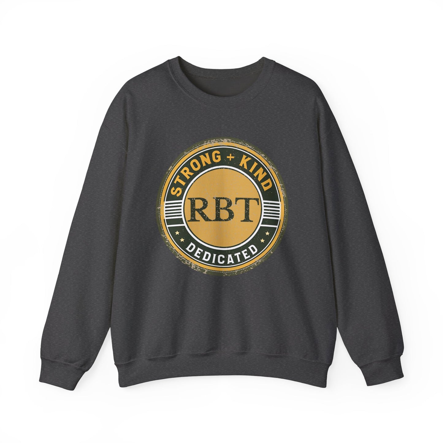 Boho Minimalist RBT Sweatshirt – Strong + Kind Registered Behavior Technician Crewneck, ABA Therapy Gift