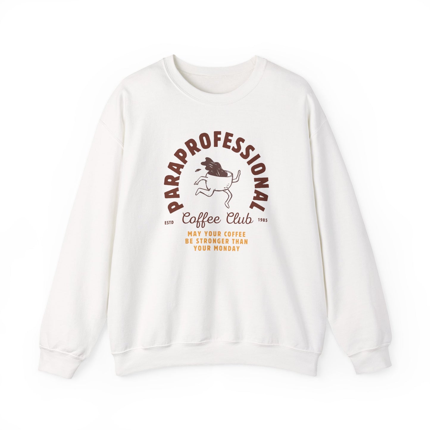 Boho Coffee Club Para Educator Sweatshirt – Minimalist Paraprofessional Crewneck, Teacher Gift