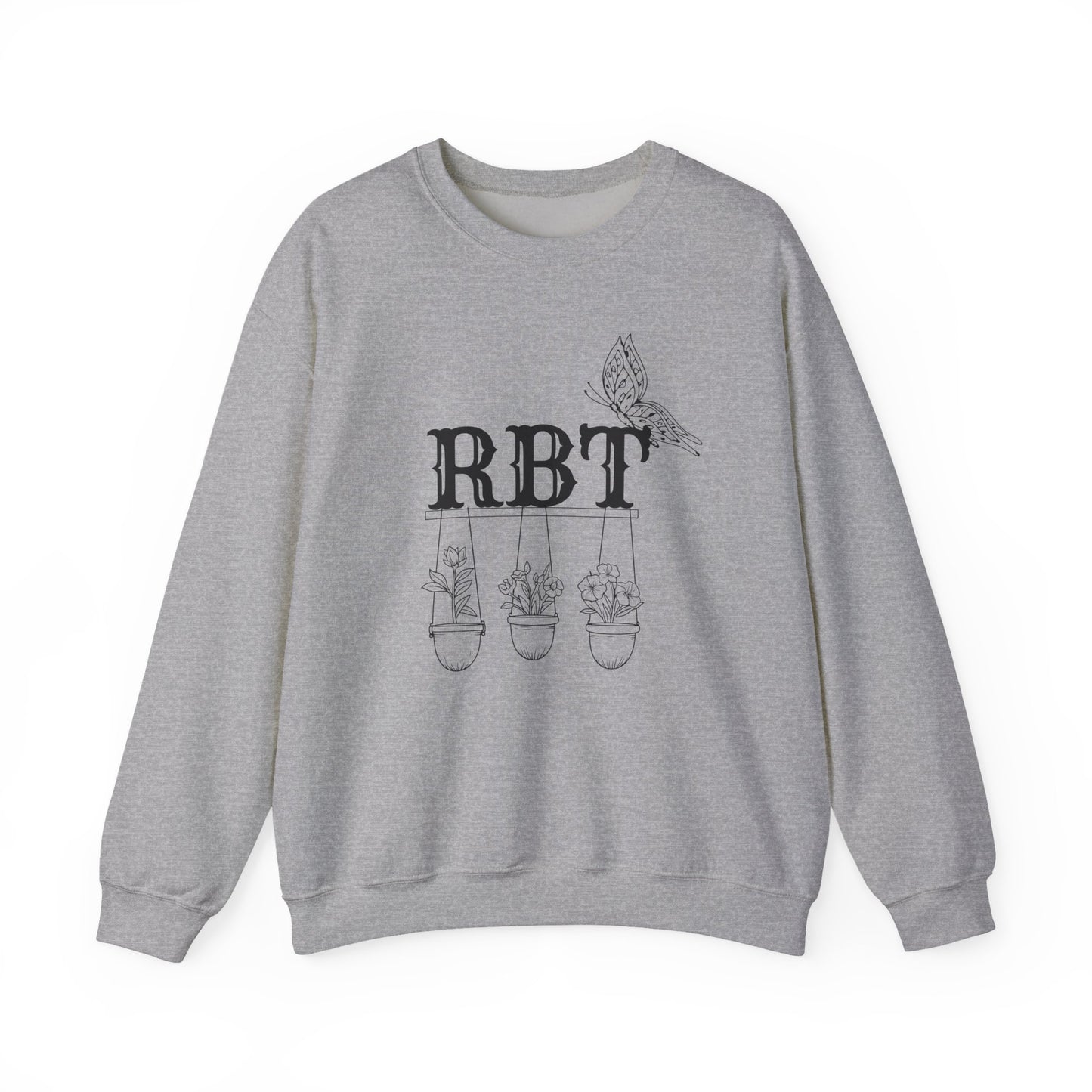 Boho Minimalist RBT Sweatshirt – Registered Behavior Technician Pride Crewneck, ABA Therapist Gift