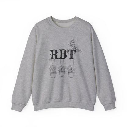 Boho Minimalist RBT Sweatshirt – Registered Behavior Technician Pride Crewneck, ABA Therapist Gift
