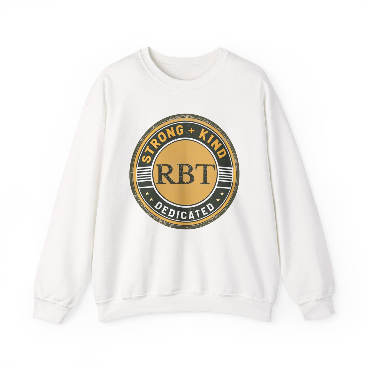 Boho Minimalist RBT Sweatshirt – Strong + Kind Registered Behavior Technician Crewneck, ABA Therapy Gift