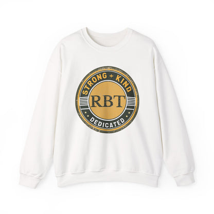Boho Minimalist RBT Sweatshirt – Strong + Kind Registered Behavior Technician Crewneck, ABA Therapy Gift