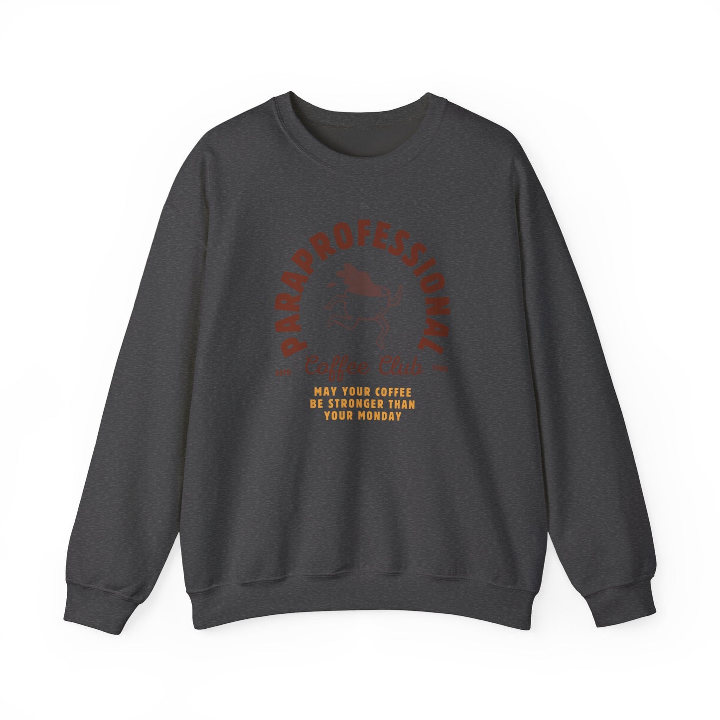 Boho Coffee Club Para Educator Sweatshirt – Minimalist Paraprofessional Crewneck, Teacher Gift