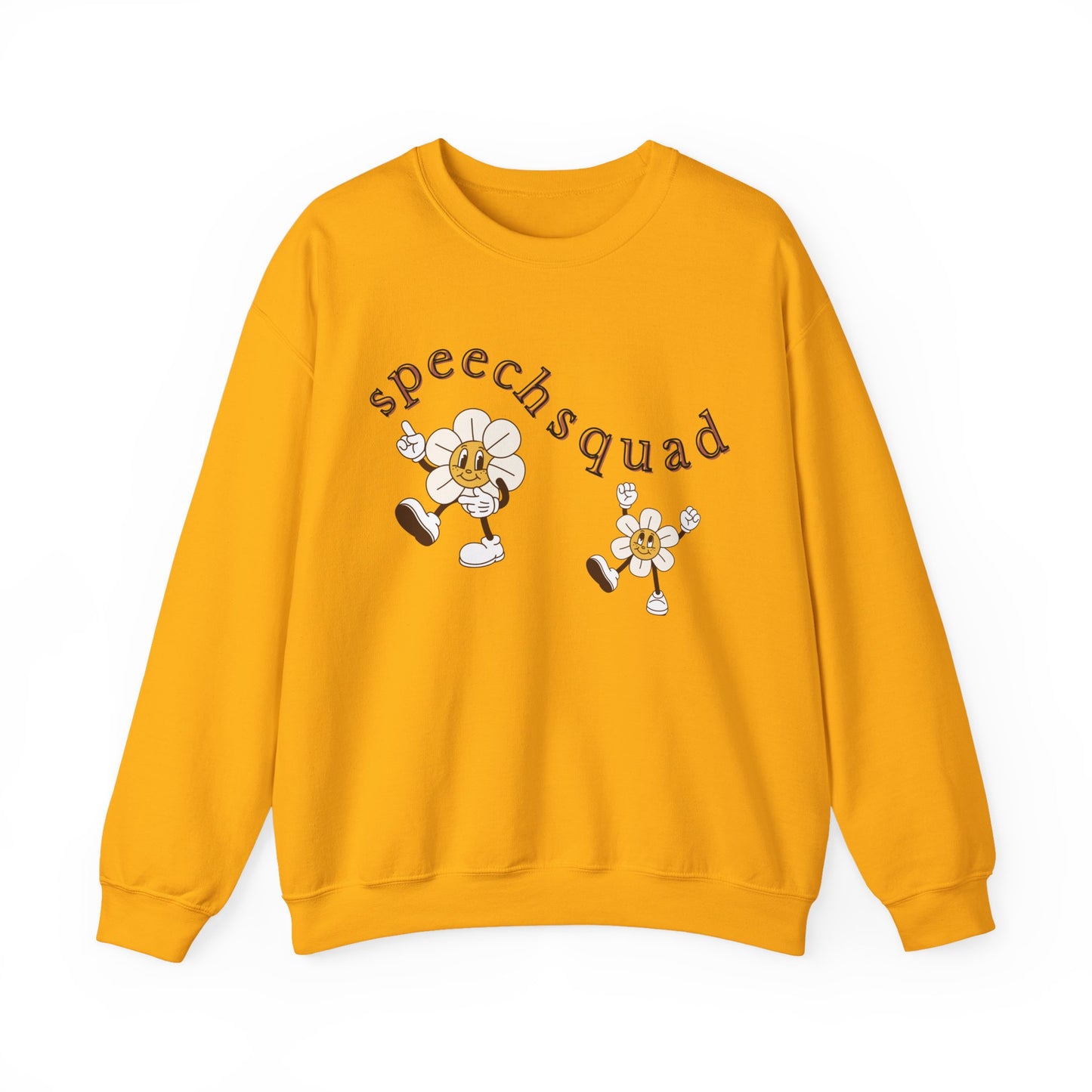 Speech Squad SLP Sweatshirt – Boho Minimalist Speech Language Pathologist Crewneck, Therapist Gift