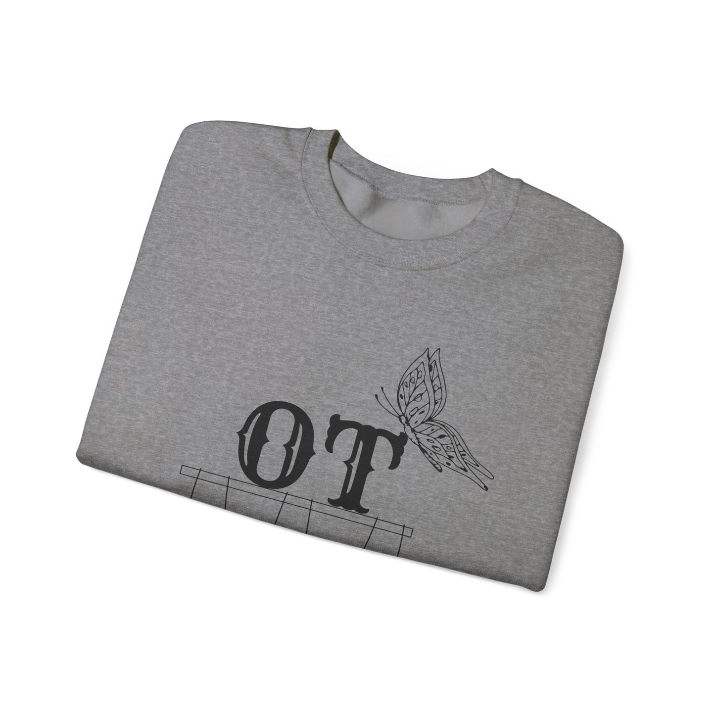 Boho OT Sweatshirt – Minimalist Occupational Therapist Crewneck, Therapy Pride Gift