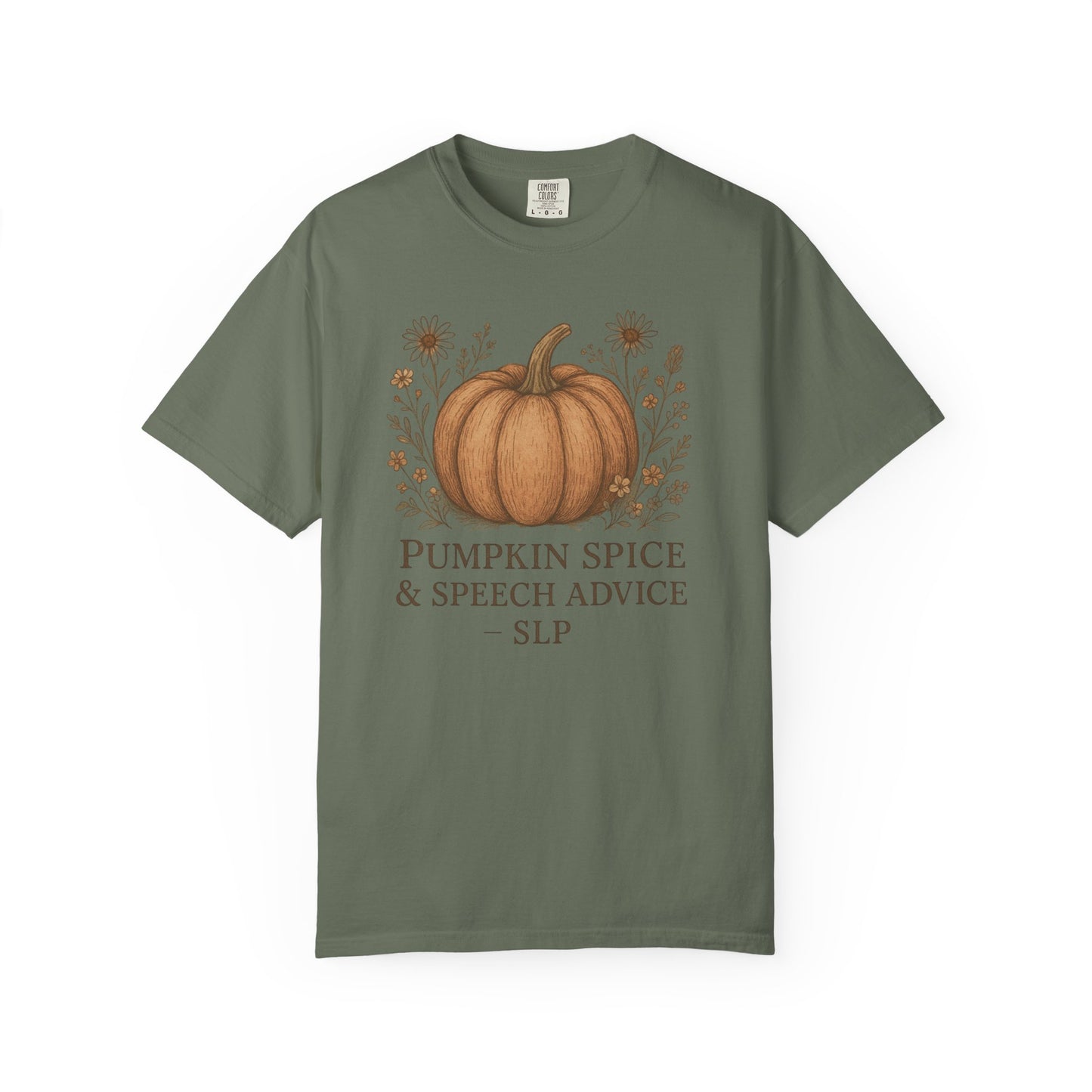 Copy of Boho Fall Pumpkin Graphic Tee – Speak Your Truth This Season Shirt – Autumn Comfort Colors 1717 Tee