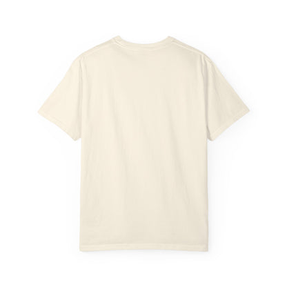 Cream Comfort Colors t-shirt, plain back view - Ghost Teacher Shirt by The Teechers Thread