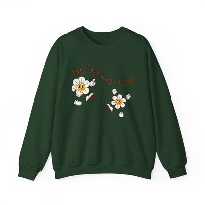 BCBA Sweatshirt – Boho Minimalist Behavior Analyst Crewneck, Therapist Gift